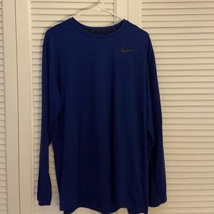 Nike Drifit blue long sleeve
